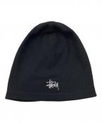 stussyステューシー）の古着「WAFFLE SKULLCAP」｜ブラック