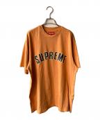 SUPREMEシュプリーム）の古着「Cracked Arc S/S Top」｜オレンジ