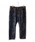 A BATHING APE（ア ベイシング エイプ）の古着「CAMO FLOCKED RELAXED FIT 13 OZ DENIM PANTS」｜インディゴ