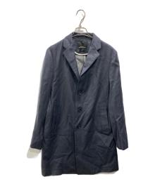 green label relaxing（グリーンレーベルリラクシング）の古着「SCUDO W/BDG チェスターコート」｜ネイビー