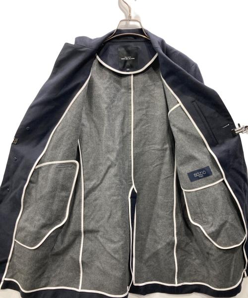 green label relaxing（グリーンレーベルリラクシング）green label relaxing (グリーンレーベルリラクシング) SCUDO W/BDG チェスターコート ネイビー サイズ:Mの古着・服飾アイテム