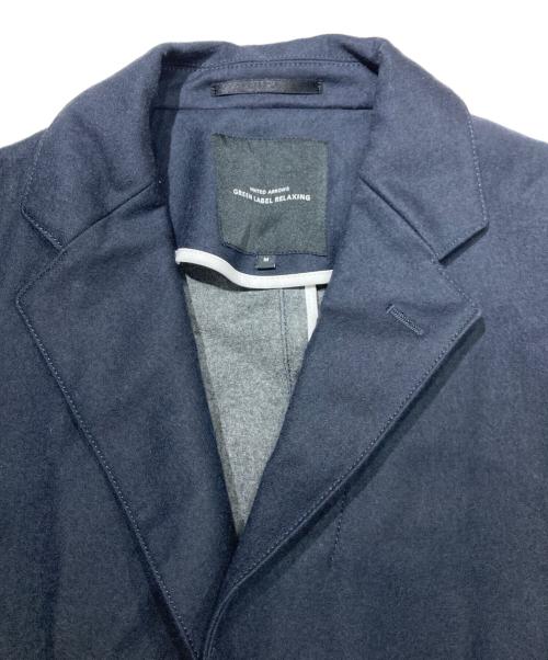 green label relaxing（グリーンレーベルリラクシング）green label relaxing (グリーンレーベルリラクシング) SCUDO W/BDG チェスターコート ネイビー サイズ:Mの古着・服飾アイテム