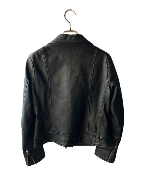 green label relaxing（グリーンレーベルリラクシング）green label relaxing (グリーンレーベルリラクシング) FM SHEEPレザー ライダースジャケット ブラック サイズ:38の古着・服飾アイテム