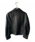 green label relaxing (グリーンレーベルリラクシング) FM SHEEPレザー ライダースジャケット ブラック サイズ:38：5000円