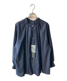 lelill（レリル）の古着「シャツブラウス」｜ネイビー