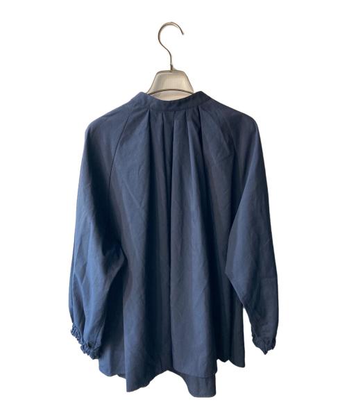 lelill（レリル）lelill (レリル) シャツブラウス ネイビー サイズ:38 未使用品の古着・服飾アイテム