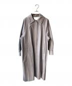 IENA LA BOUCLEイエナ ラ ブークル）の古着「タイプライターステンカラーコート」｜パープル