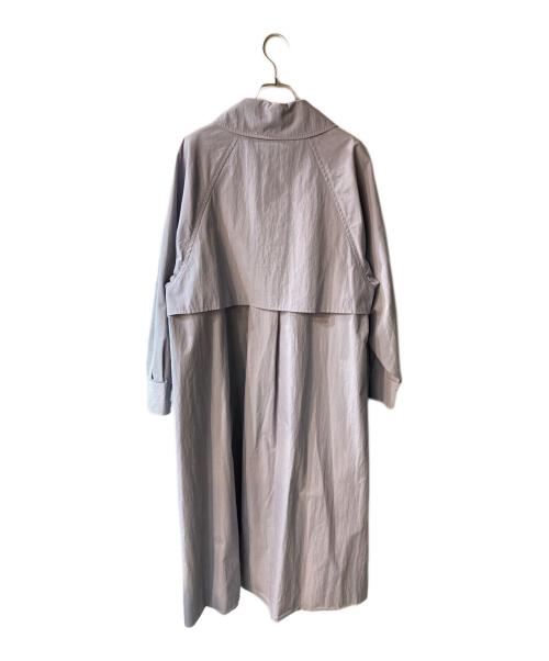 IENA LA BOUCLE（イエナ ラ ブークル）IENA LA BOUCLE (イエナ ラ ブークル) タイプライターステンカラーコート パープル サイズ:38の古着・服飾アイテム