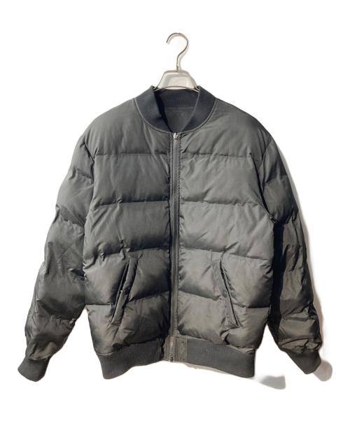 MMMM（エムエムエムエム）MMMM (エムエムエムエム) Polyester coated reversible down jacket ブラック サイズ:Mの古着・服飾アイテム