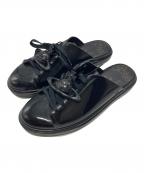 Vivienne Westwoodヴィヴィアンウエストウッド）の古着「エナメルサンダル」｜ブラック