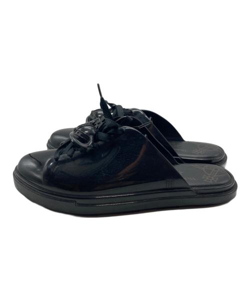 Vivienne Westwood（ヴィヴィアンウエストウッド）Vivienne Westwood (ヴィヴィアンウエストウッド) エナメルサンダル ブラック サイズ:24㎝の古着・服飾アイテム