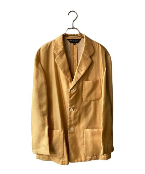 COMME des GARCONS HOMME PLUS（コムデギャルソンオムプリュス）COMME des GARCONS HOMME PLUS (コムデギャルソンオムプリュス) テーラードジャケット イエロー サイズ:Ｍの古着・服飾アイテム