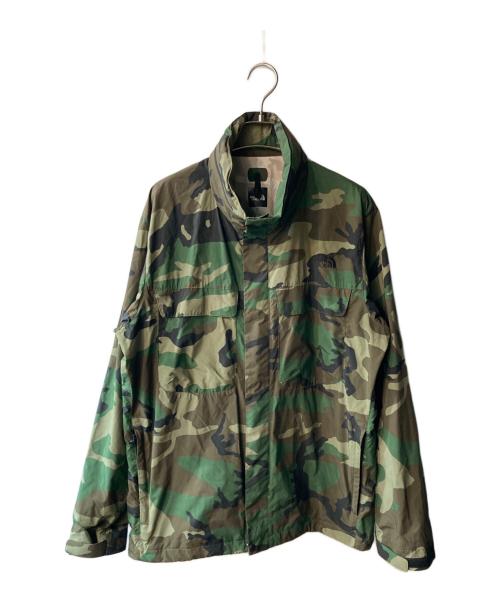 THE NORTH FACE（ザ ノース フェイス）THE NORTH FACE (ザ ノース フェイス) Novelty Globe Trekker JKT グリーン サイズ:XLの古着・服飾アイテム