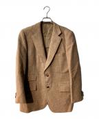 Crofford Jacket×Harris Tweedクロフォード ジャケット×ハリスツイード）の古着「ウールジャケット」｜ブラウン