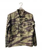 TENDERLOINテンダーロイン）の古着「T-BAMBOO SHT」｜カーキ