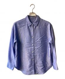 NOLLEY'S（ノーリーズ）の古着「シャルマンダンガリーパール釦２ＷＡＹシャツ」｜ブルー