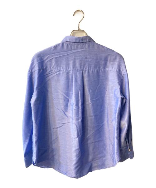 NOLLEY'S（ノーリーズ）NOLLEY'S (ノーリーズ) シャルマンダンガリーパール釦２ＷＡＹシャツ ブルー サイズ:38の古着・服飾アイテム