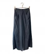 PUBLIC TOKYOパブリックトウキョウ）の古着「ドライトロセンターラインパンツ」｜ネイビー