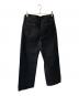 upper hights (アッパーハイツ) THE NIECE MID-RISE ワイドストレートデニムパンツ ブラック サイズ:２４：18000円
