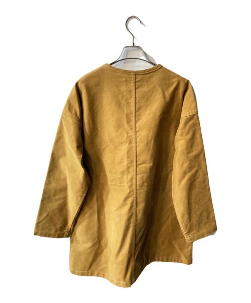 BROCANTE（ブロカント）Brocante (ブロカント) ノーカラーコート ブラウン サイズ:2の古着・服飾アイテム