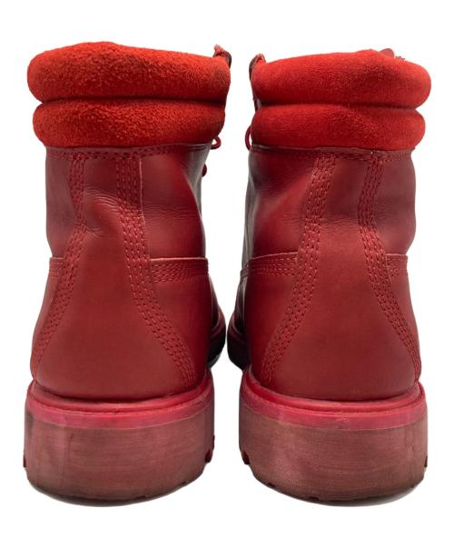 Timberland（ティンバーランド）Timberland (ティンバーランド) レザーブーツ レッド サイズ:28.5cmの古着・服飾アイテム