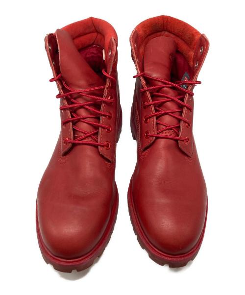 Timberland（ティンバーランド）Timberland (ティンバーランド) レザーブーツ レッド サイズ:28.5cmの古着・服飾アイテム