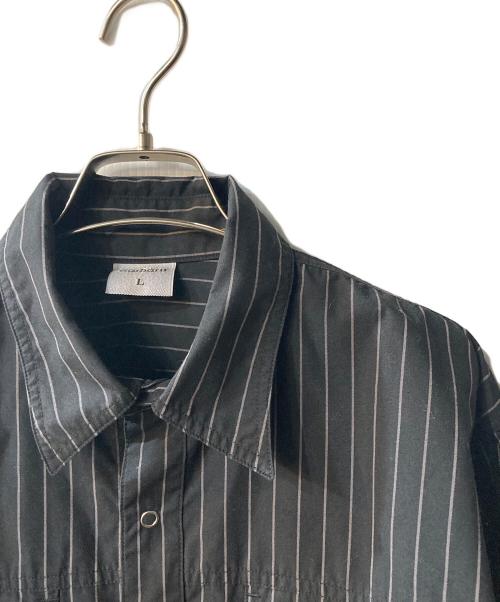 CarHartt（カーハート）CarHartt (カーハート) ストライプシャツ ブラック サイズ:Lの古着・服飾アイテム