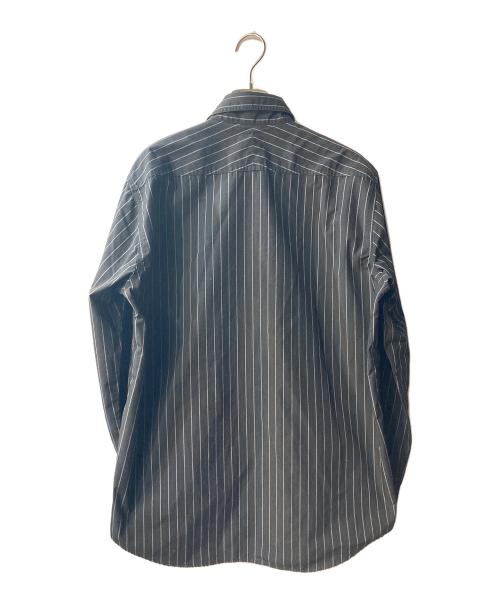 CarHartt（カーハート）CarHartt (カーハート) ストライプシャツ ブラック サイズ:Lの古着・服飾アイテム