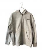 THE NORTH FACEザ ノース フェイス）の古着「スクエア ロゴ フルジップパーカー」｜グレー