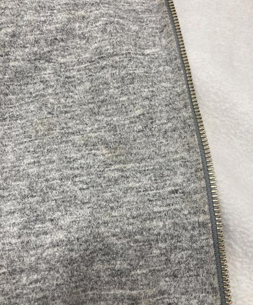 THE NORTH FACE（ザ ノース フェイス）THE NORTH FACE (ザ ノース フェイス) スクエア ロゴ フルジップパーカー グレー サイズ:Mの古着・服飾アイテム