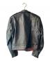 Aero LEATHER (エアロレザー) ホースハイド レザー ダブルライダース ジャケット ブラック サイズ:36：40000円