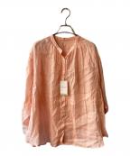 SLOBE IENAスローブ イエナ）の古着「ラミーギャザーシャツ」｜ピンク
