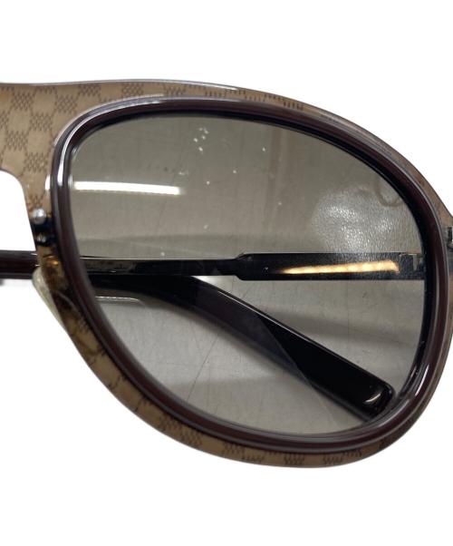 LOUIS VUITTON（ルイ ヴィトン）LOUIS VUITTON (ルイ ヴィトン) ダミエ アンプルシオン パイロットサングラウス ブラウン サイズ:56□21の古着・服飾アイテム