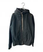 FRED PERRYフレッドペリー）の古着「Loop Back Zip Hoodie」｜ブラック