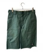 X-LARGEエクストララージ）の古着「ハーフパンツ」｜グリーン