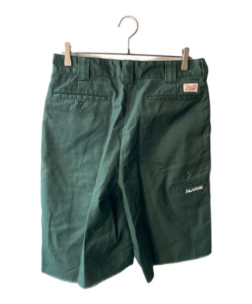 X-LARGE（エクストララージ）X-LARGE (エクストララージ) ハーフパンツ グリーン サイズ:W34の古着・服飾アイテム