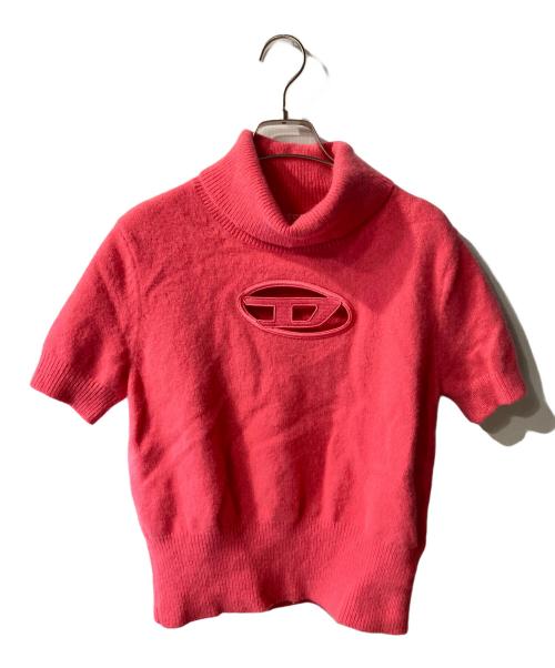 DIESEL（ディーゼル）DIESEL (ディーゼル) M-ARGARET Dロゴニット ショッキングピンク サイズ:XLの古着・服飾アイテム