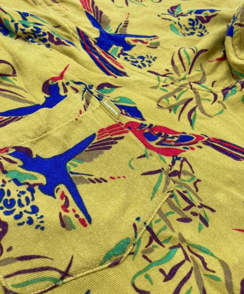 SUPREME（シュプリーム）Supreme (シュプリーム) Birds of Paradise Rayon Shirt ブラウン サイズ:Lの古着・服飾アイテム