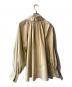 Adam et Rope (アダム エ ロペ) メモリータフタスタンドネックブラウス ベージュ サイズ:FREE：6000円