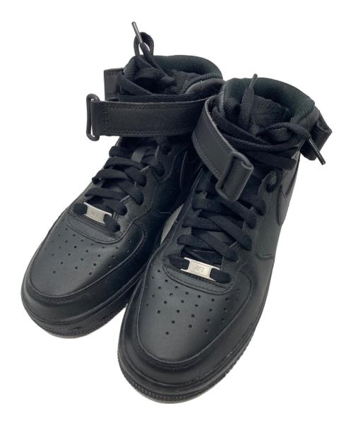NIKE（ナイキ）NIKE (ナイキ) AIR Force1 Mid'07 ブラック サイズ:27㎝の古着・服飾アイテム