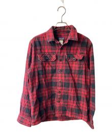 Patagonia（パタゴニア）の古着「フィヨルド・フランネル・シャツ」｜レッド