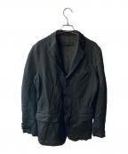 COMME des GARCONS HOMMEコムデギャルソン オム）の古着「縮絨加工テーラードジャケット」｜ブラック