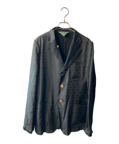 COMME des GARCONS HOMME PLUS（コムデギャルソンオムプリュス）COMME des GARCONS HOMME PLUS (コムデギャルソンオムプリュス) 装飾テーラードジャケット ブラック サイズ:Sの古着・服飾アイテム