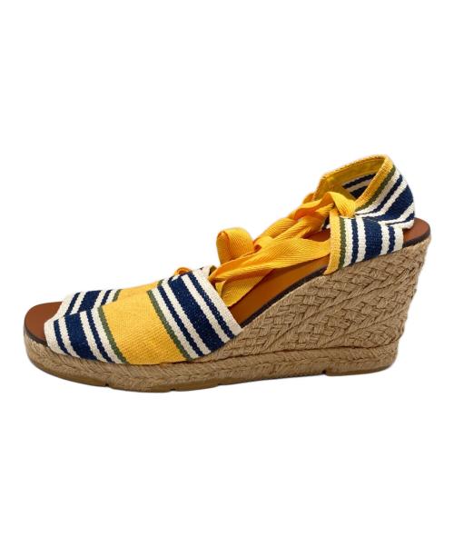 TORY BURCH（トリーバーチ）TORY BURCH (トリーバーチ) サンダル イエロー サイズ:7の古着・服飾アイテム