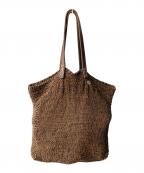 45Rフォーティファイブ・アール）の古着「メッシュ編み込みトートバッグ」｜ブラウン