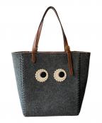 ANYA HINDMARCHアニヤ・ハインドマーチ）の古着「N/S Tote Small Eyes」｜グレー