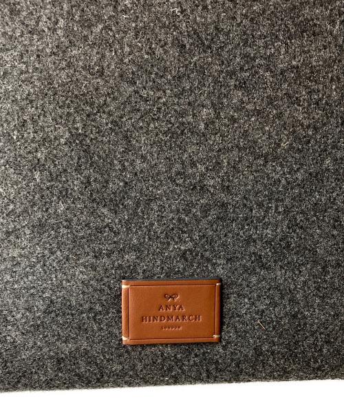 ANYA HINDMARCH（アニヤ・ハインドマーチ）ANYA HINDMARCH (アニヤ・ハインドマーチ) N/S Tote Small Eyes グレーの古着・服飾アイテム