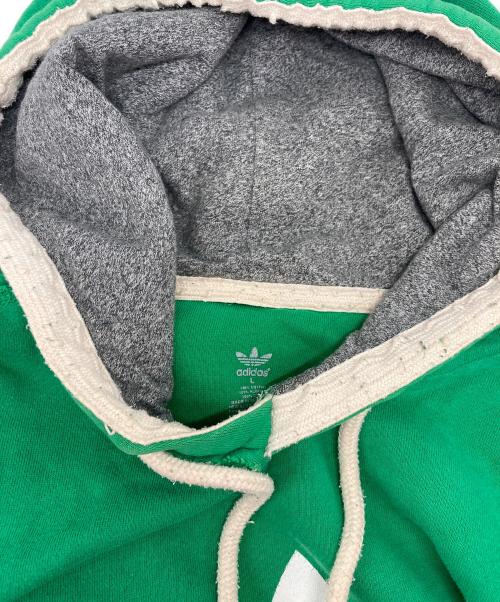 adidas（アディダス）adidas (アディダス) オールドロゴフーディ グリーン サイズ:Lの古着・服飾アイテム