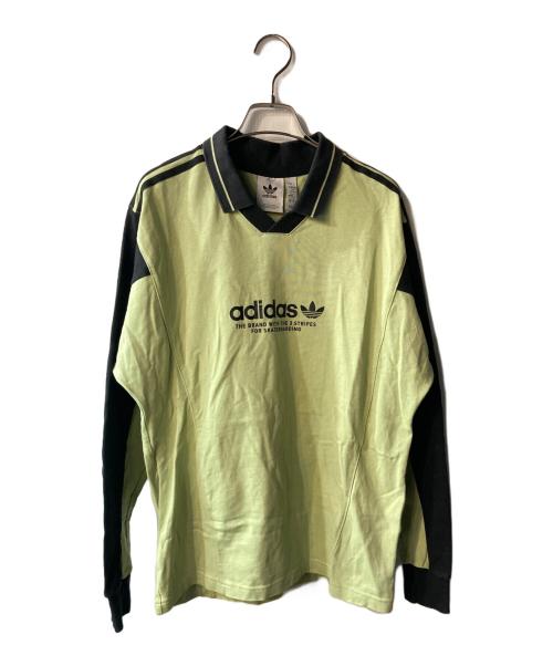 adidas（アディダス）adidas (アディダス) チームキーパー ジャージー グリーン サイズ:Ｍの古着・服飾アイテム