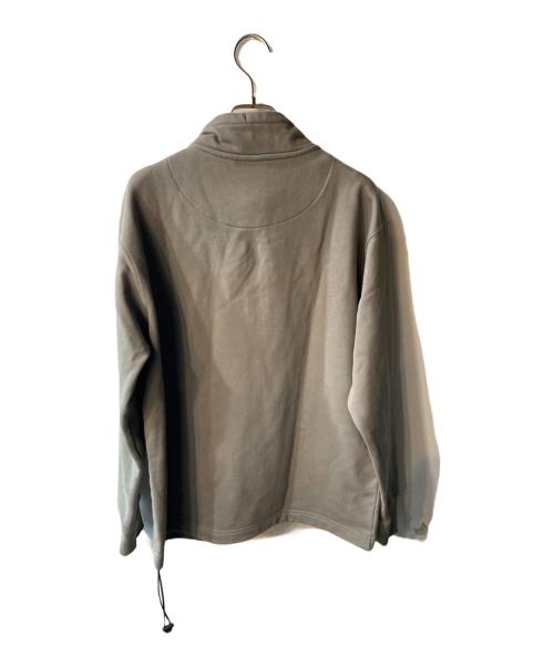 LACOSTE（ラコステ）LACOSTE (ラコステ) スタンドカラーハーフジップスウェット トレーナー グレー サイズ:Ｍの古着・服飾アイテム